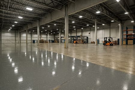 Epoxy Flooring or Polished Concrete? Key Factors for Warehouse Owners