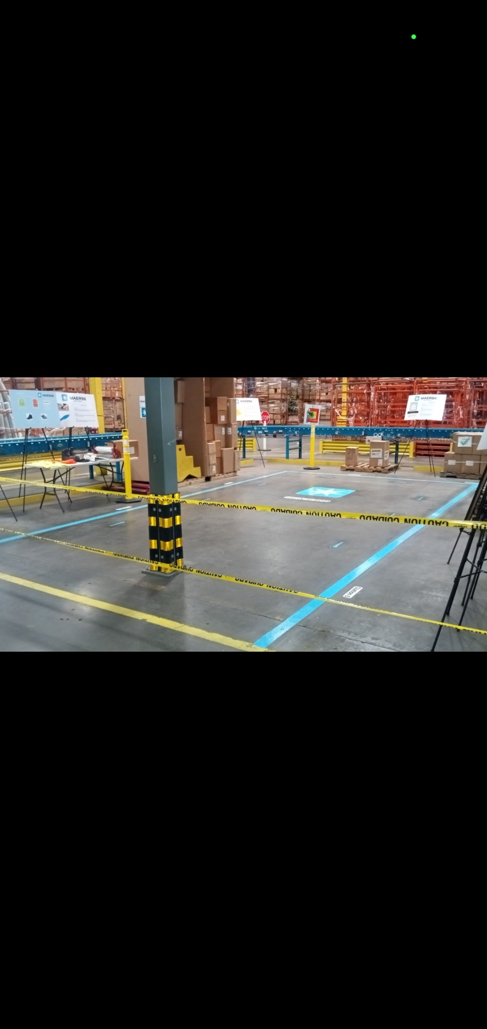 Specialized Blue Epoxy Staging Area in San Pedro, CA